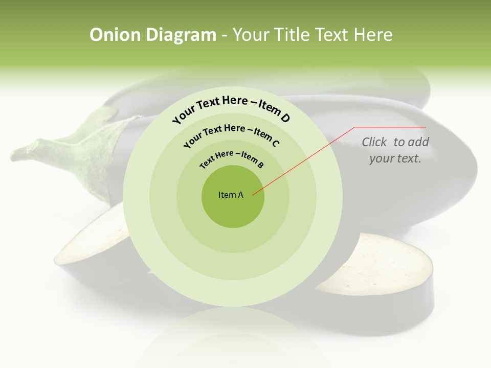 Eat Violaceous Isolated PowerPoint Template