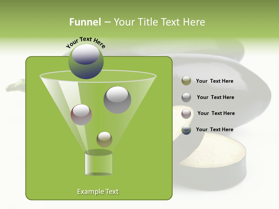 Eat Violaceous Isolated PowerPoint Template