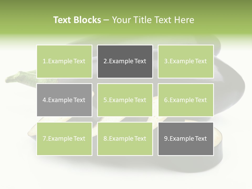 Eat Violaceous Isolated PowerPoint Template