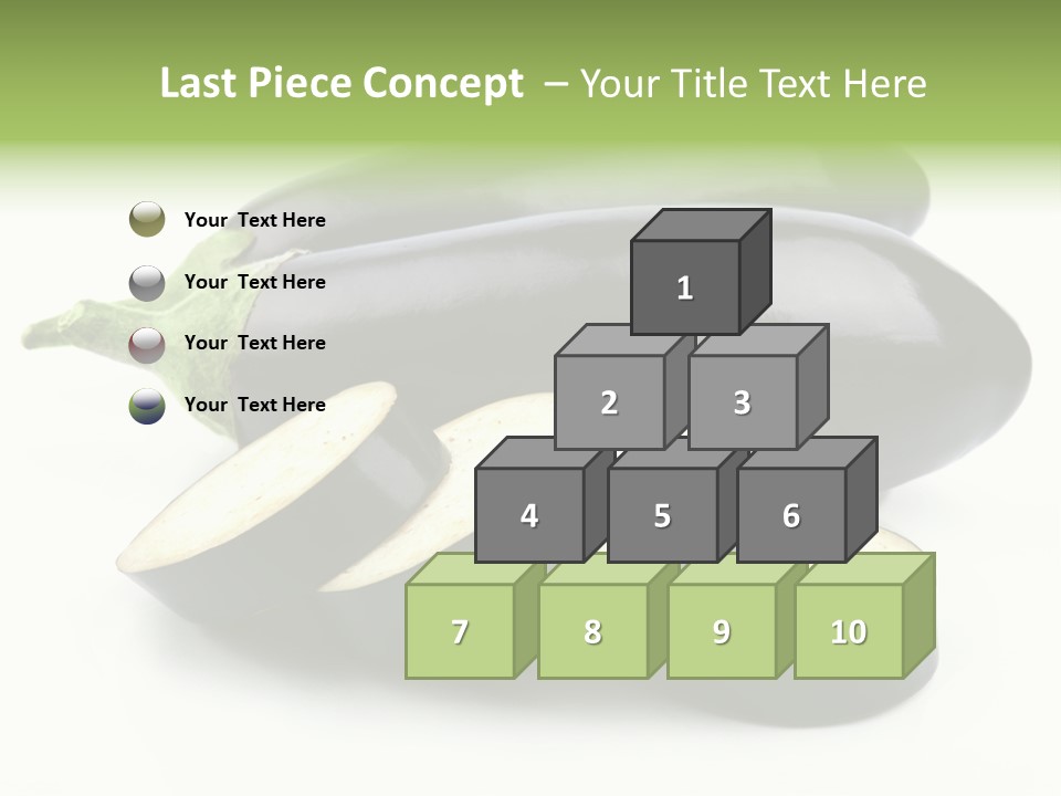 Eat Violaceous Isolated PowerPoint Template