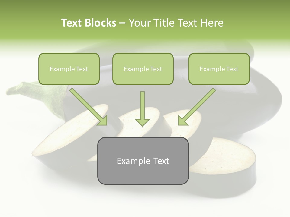 Eat Violaceous Isolated PowerPoint Template