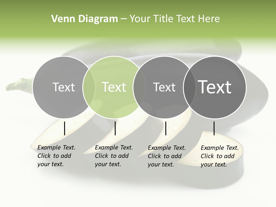 Eat Violaceous Isolated PowerPoint Template