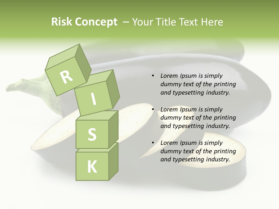 Eat Violaceous Isolated PowerPoint Template