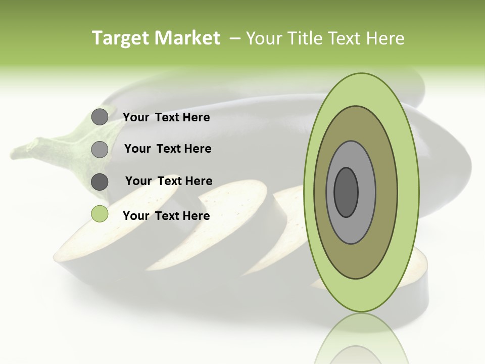 Eat Violaceous Isolated PowerPoint Template