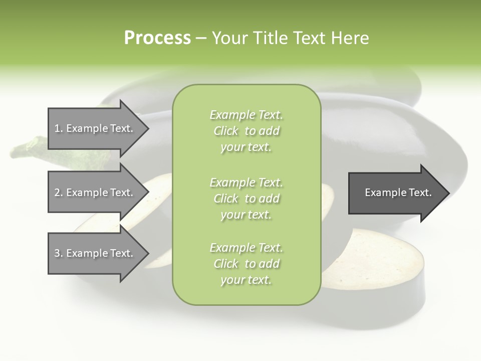 Eat Violaceous Isolated PowerPoint Template