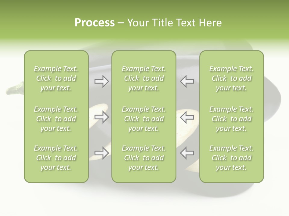 Eat Violaceous Isolated PowerPoint Template