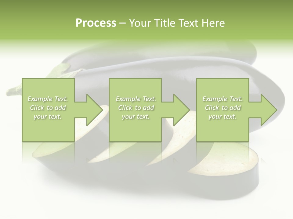 Eat Violaceous Isolated PowerPoint Template