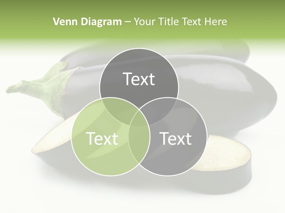 Eat Violaceous Isolated PowerPoint Template