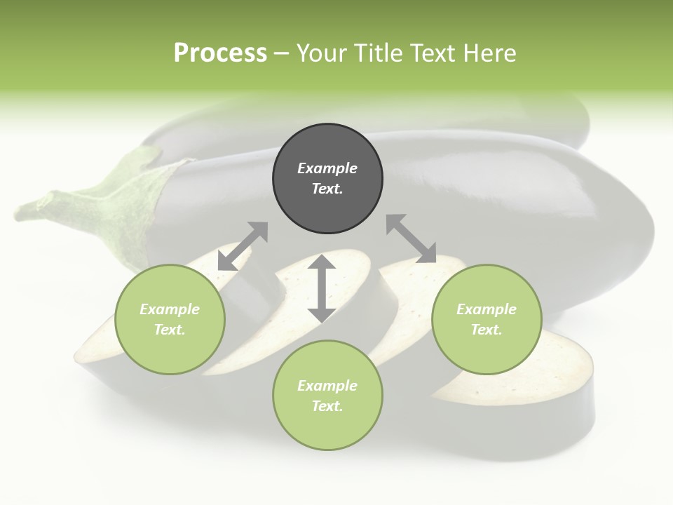 Eat Violaceous Isolated PowerPoint Template