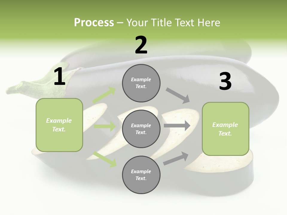 Eat Violaceous Isolated PowerPoint Template