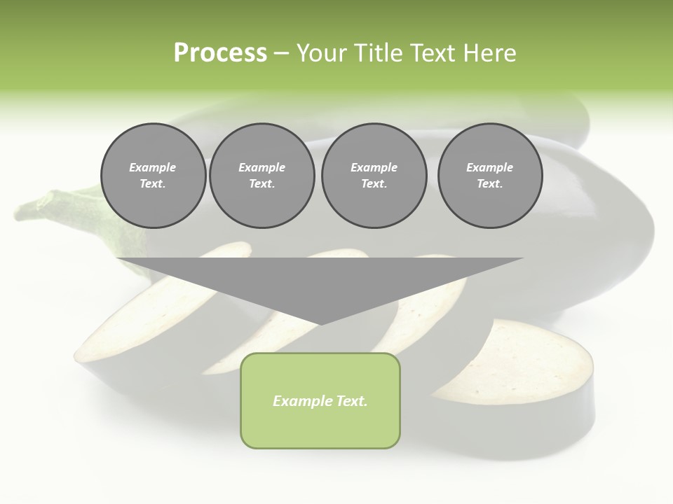 Eat Violaceous Isolated PowerPoint Template