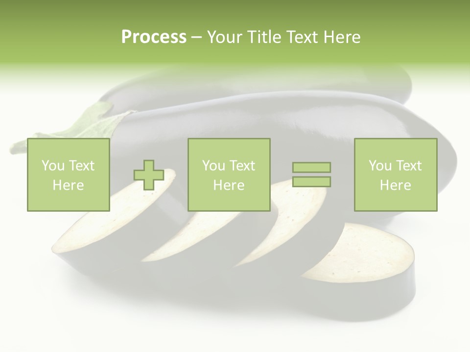 Eat Violaceous Isolated PowerPoint Template