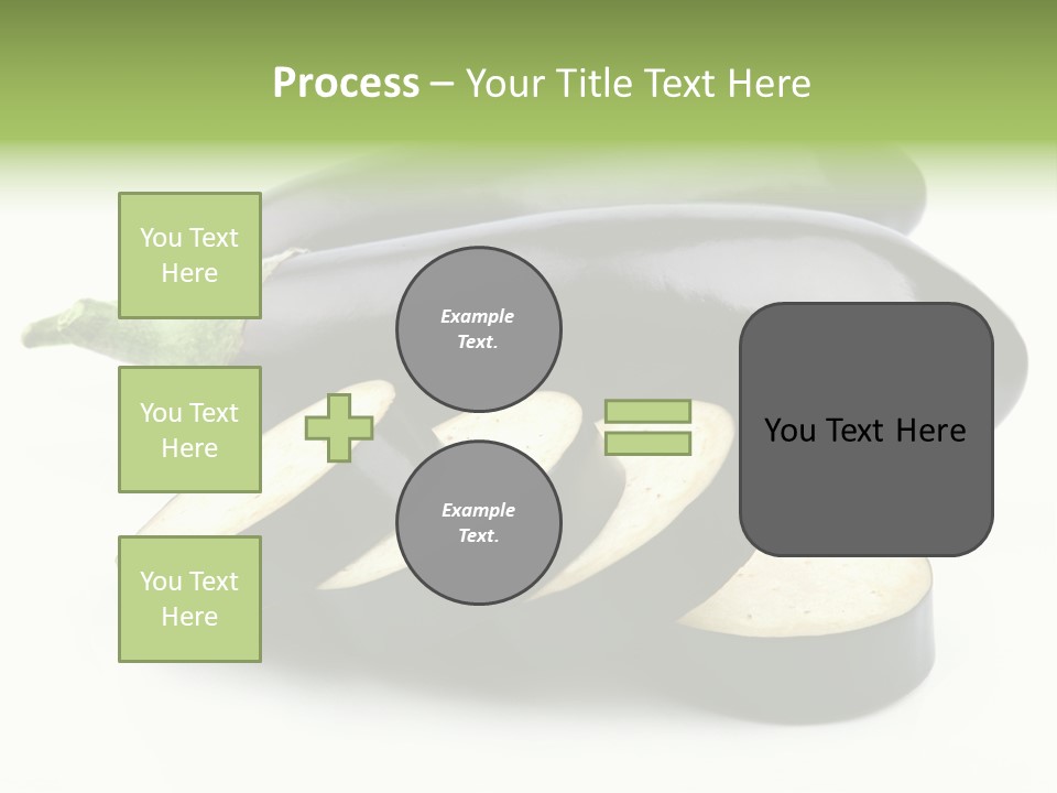 Eat Violaceous Isolated PowerPoint Template