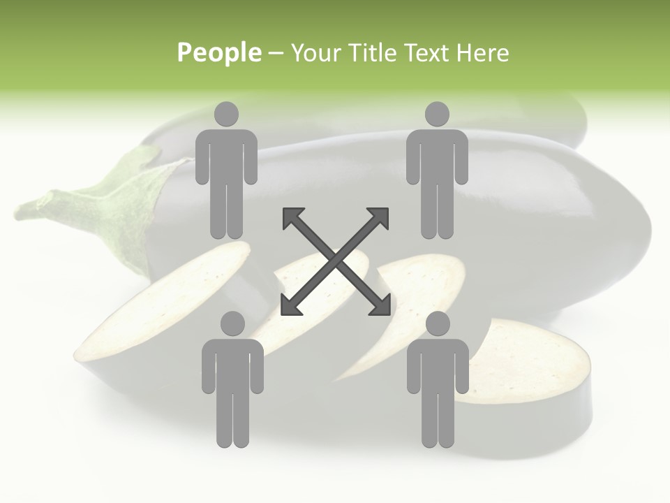 Eat Violaceous Isolated PowerPoint Template