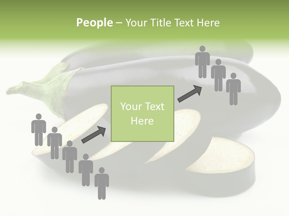 Eat Violaceous Isolated PowerPoint Template