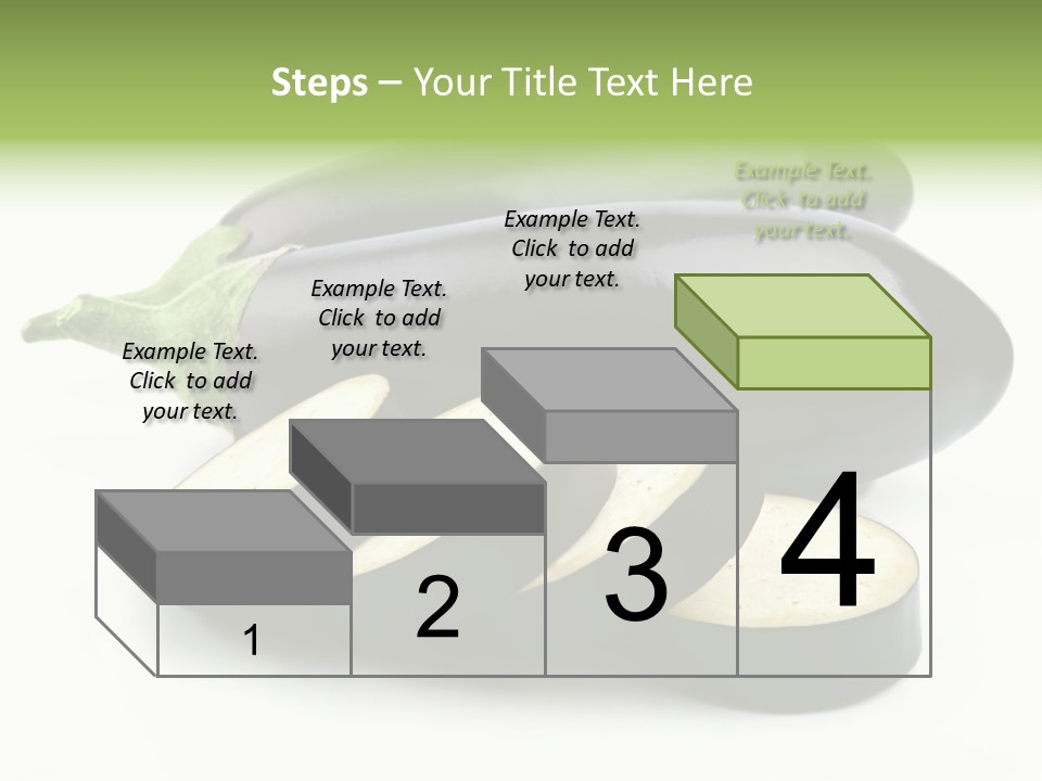 Eat Violaceous Isolated PowerPoint Template