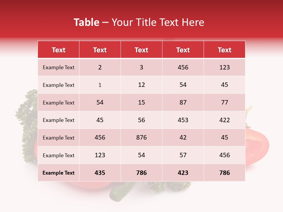 Three Green Closeup PowerPoint Template