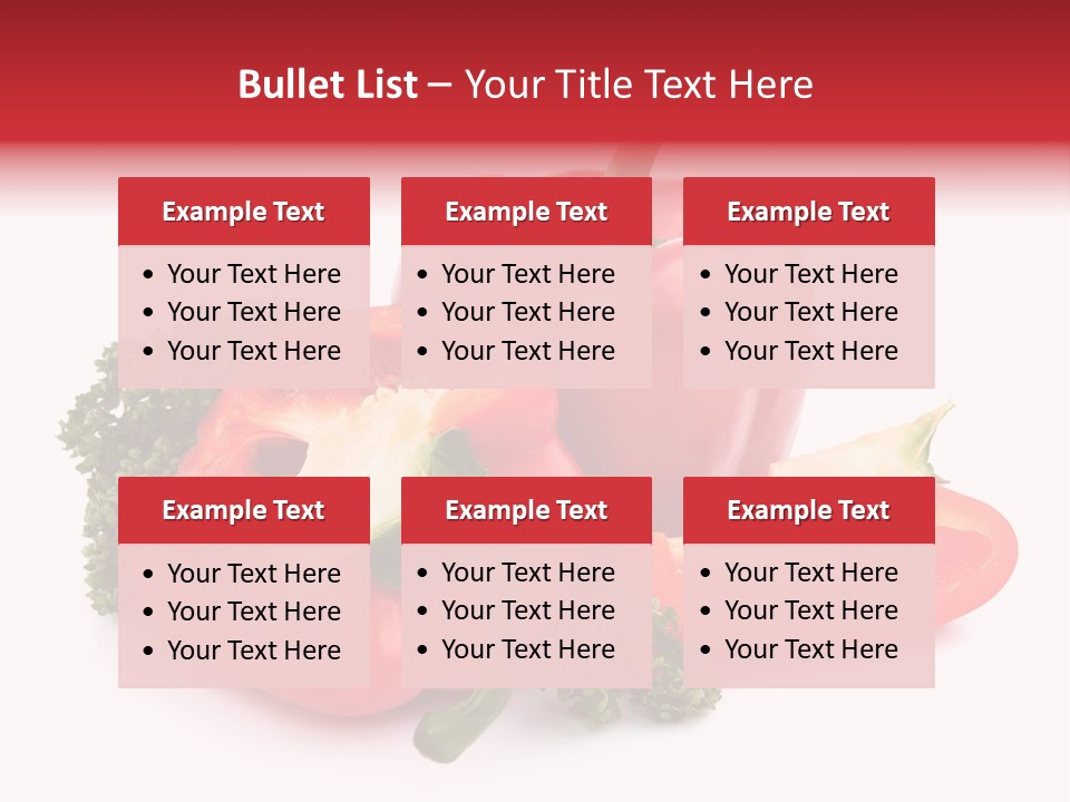 Three Green Closeup PowerPoint Template