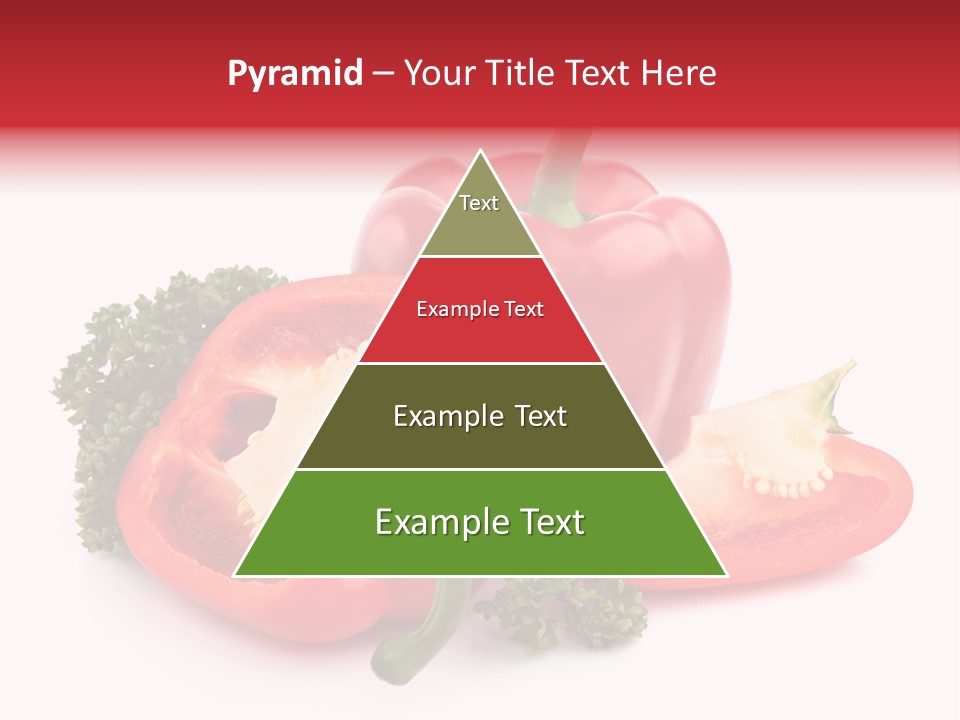 Three Green Closeup PowerPoint Template