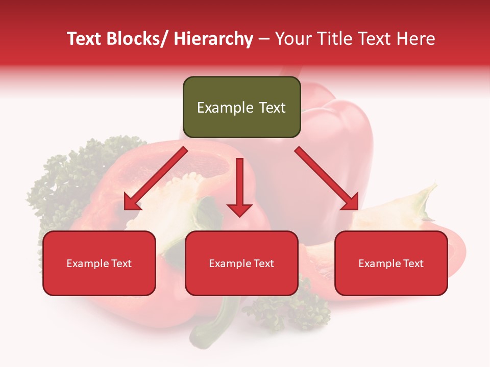 Three Green Closeup PowerPoint Template