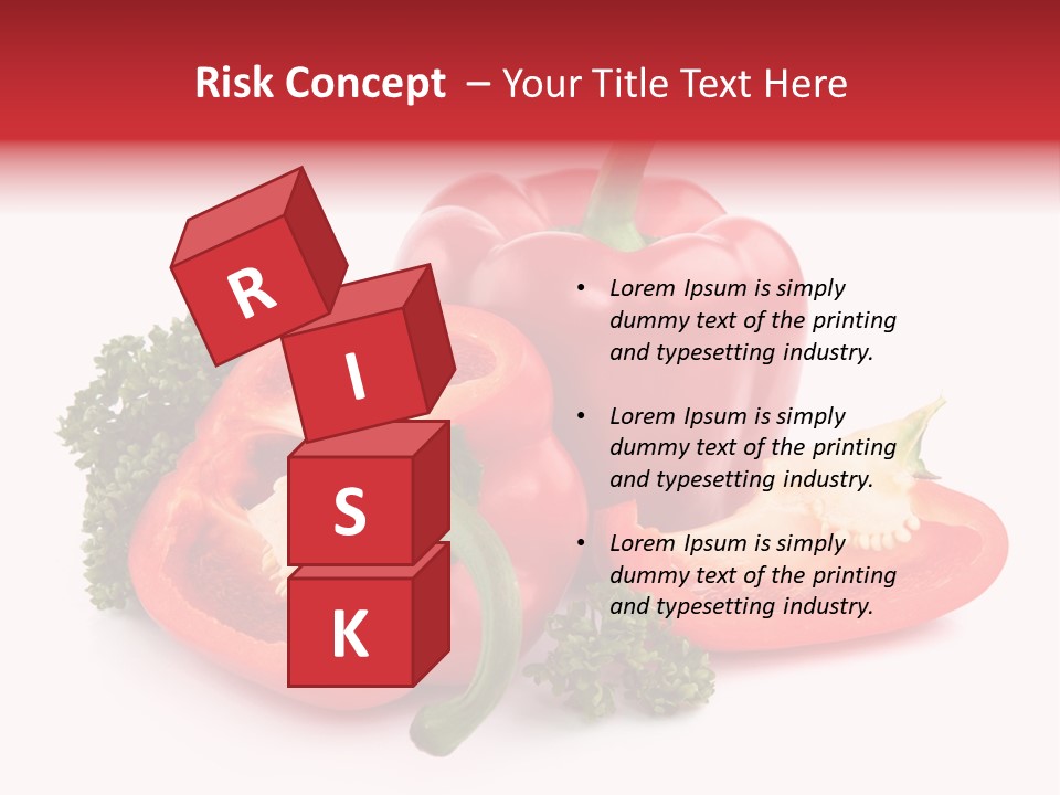 Three Green Closeup PowerPoint Template