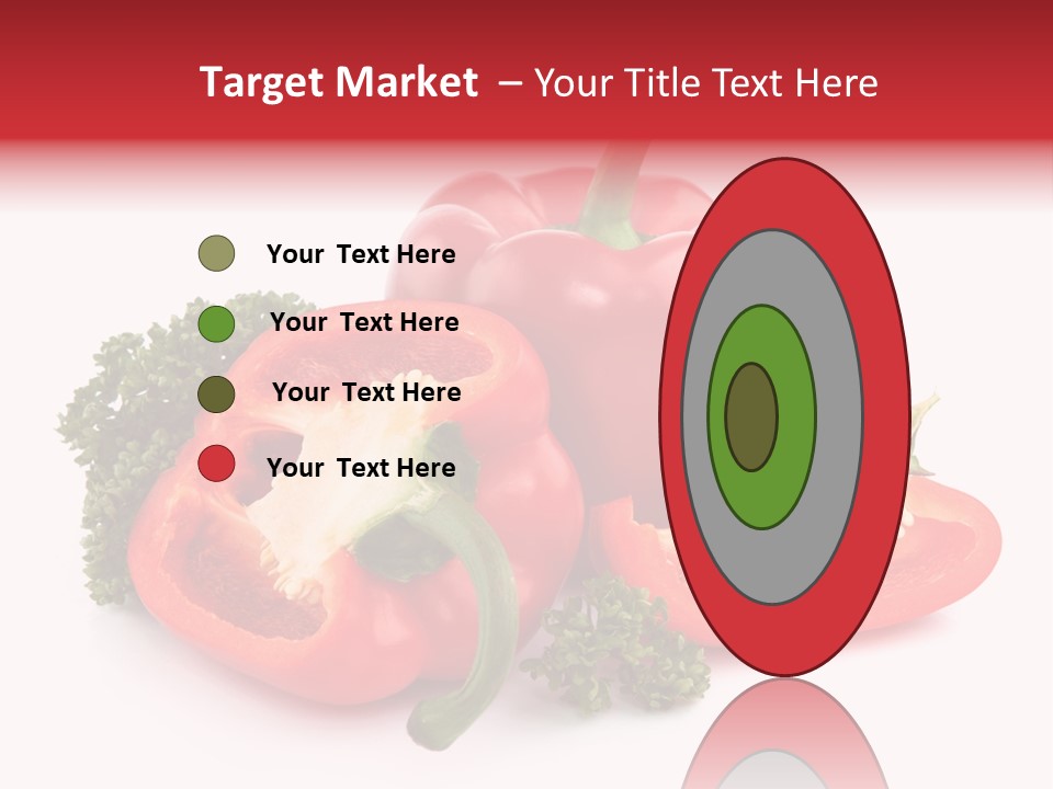 Three Green Closeup PowerPoint Template