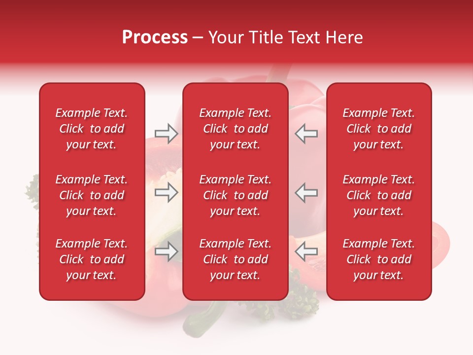 Three Green Closeup PowerPoint Template