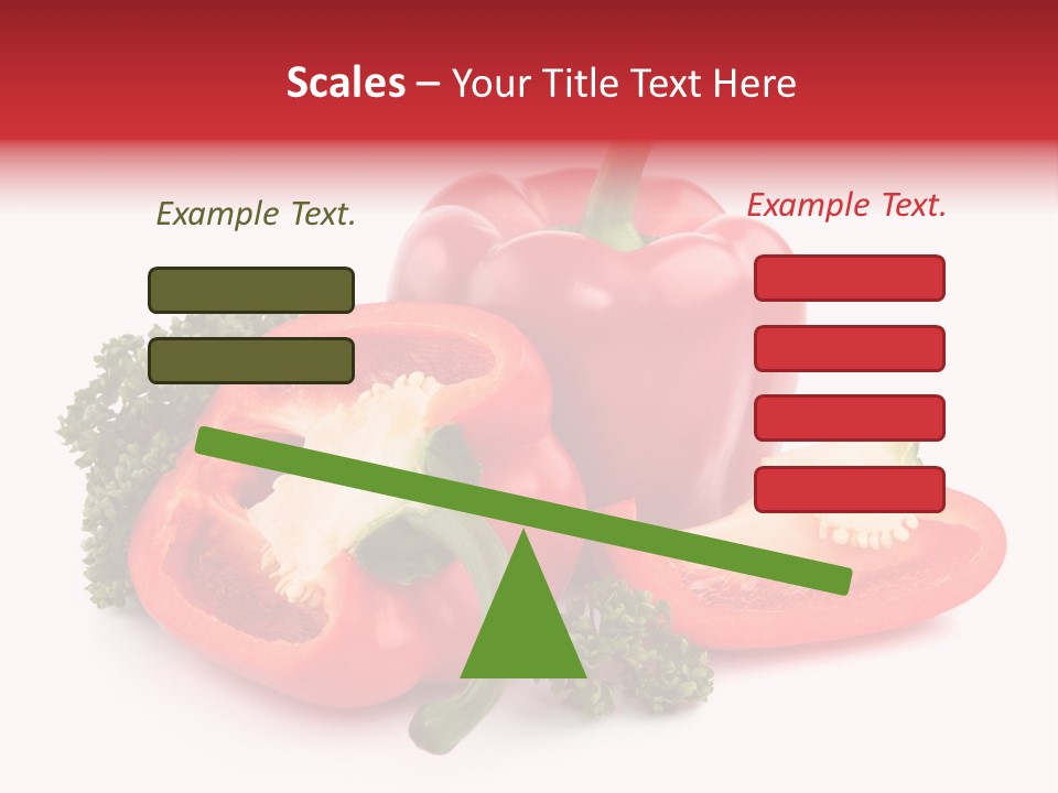 Three Green Closeup PowerPoint Template