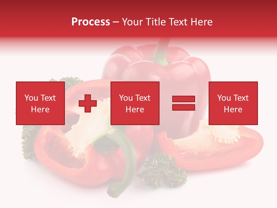 Three Green Closeup PowerPoint Template