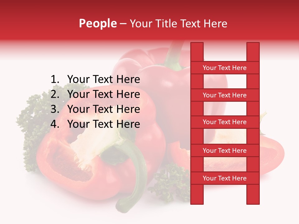 Three Green Closeup PowerPoint Template