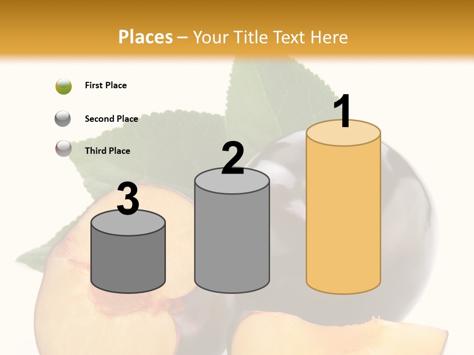 Berry Delicious Blue PowerPoint Template