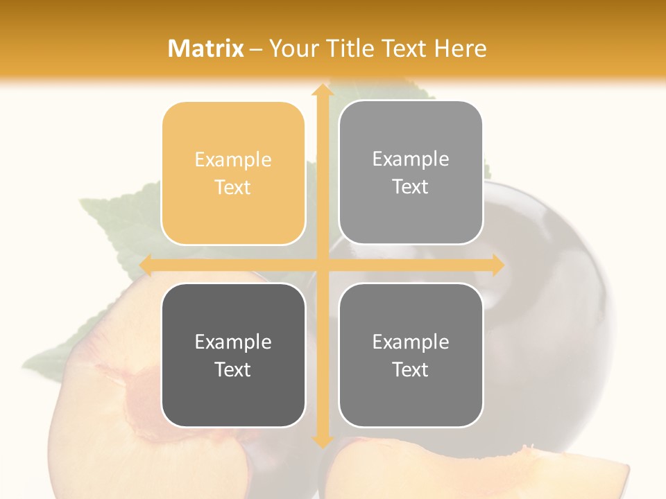 Berry Delicious Blue PowerPoint Template