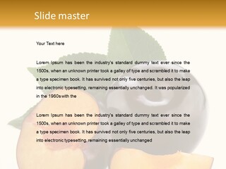 Berry Delicious Blue PowerPoint Template