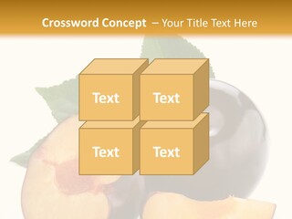 Berry Delicious Blue PowerPoint Template