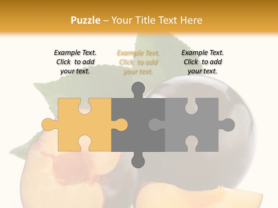 Berry Delicious Blue PowerPoint Template