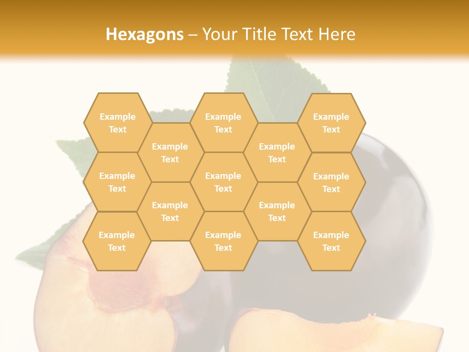 Berry Delicious Blue PowerPoint Template