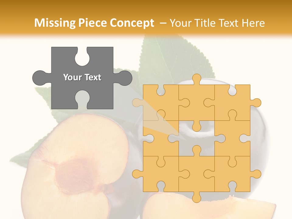 Berry Delicious Blue PowerPoint Template