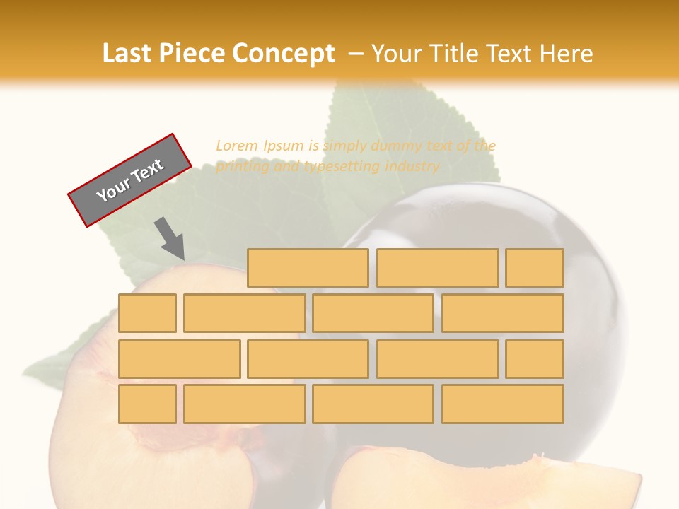 Berry Delicious Blue PowerPoint Template