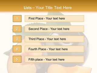 Berry Delicious Blue PowerPoint Template
