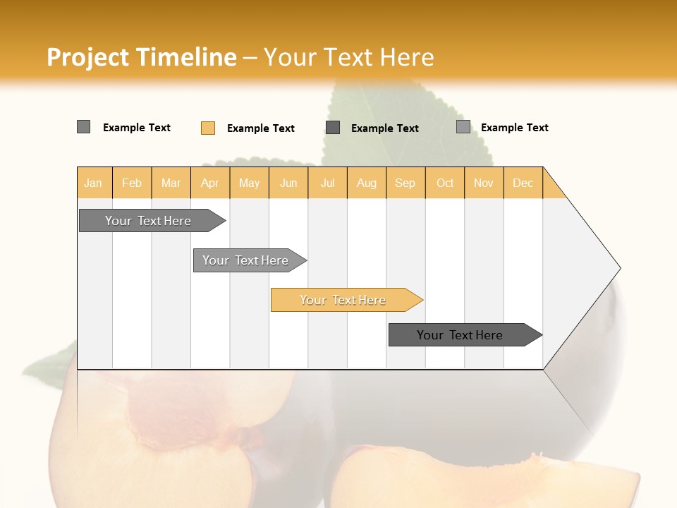 Berry Delicious Blue PowerPoint Template