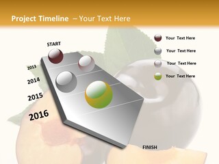 Berry Delicious Blue PowerPoint Template