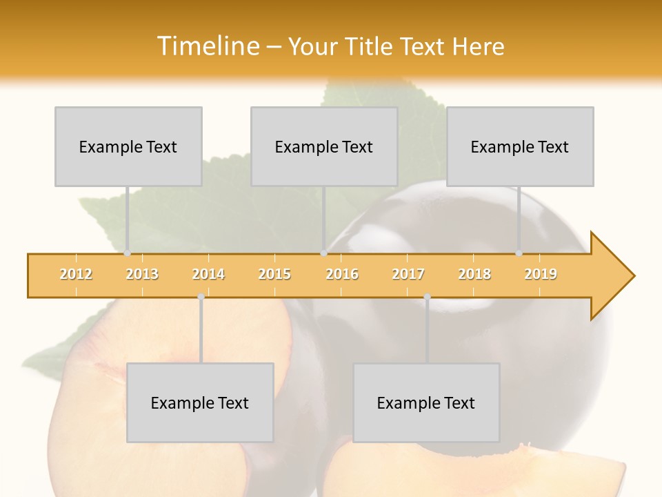 Berry Delicious Blue PowerPoint Template