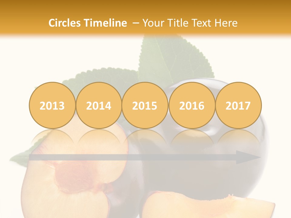 Berry Delicious Blue PowerPoint Template