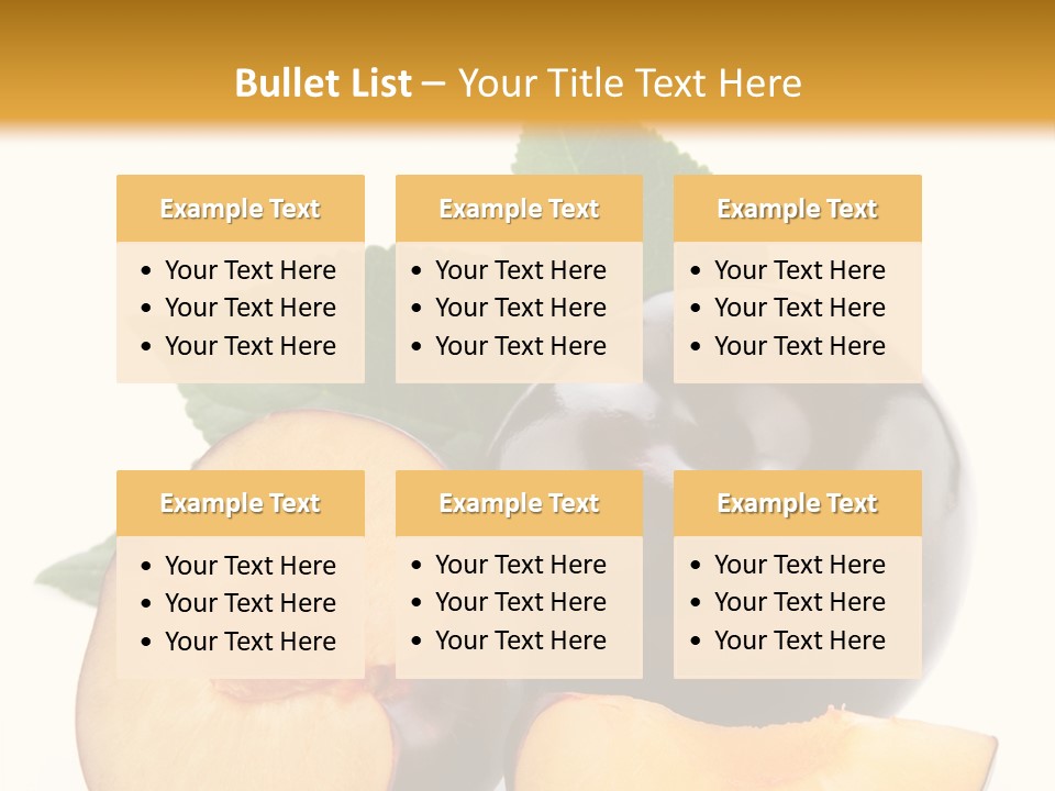 Berry Delicious Blue PowerPoint Template