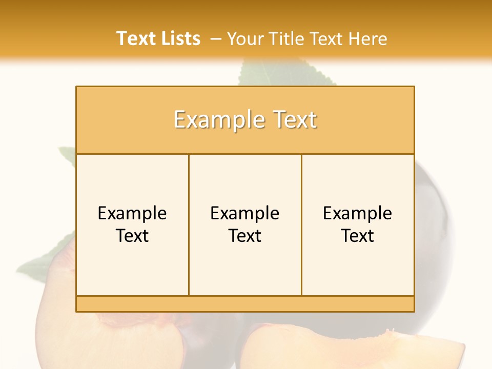 Berry Delicious Blue PowerPoint Template