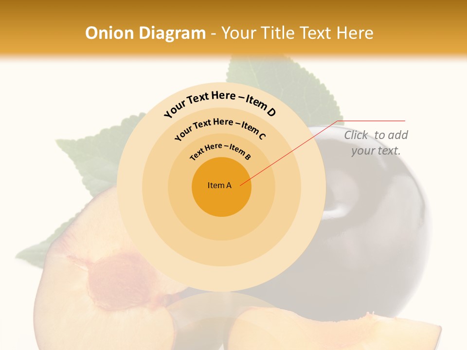 Berry Delicious Blue PowerPoint Template