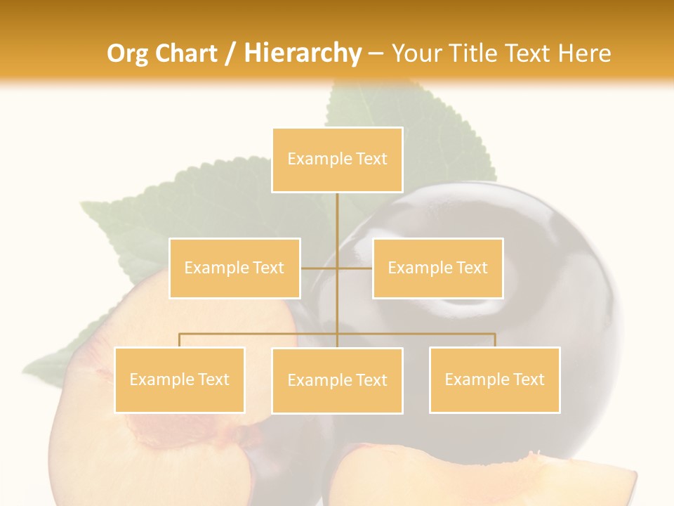 Berry Delicious Blue PowerPoint Template