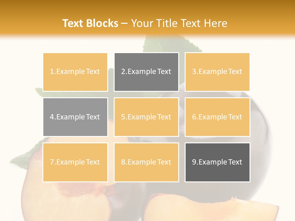 Berry Delicious Blue PowerPoint Template