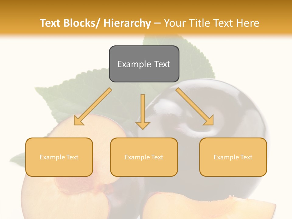 Berry Delicious Blue PowerPoint Template