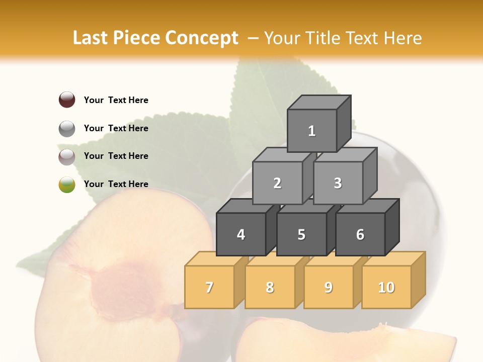 Berry Delicious Blue PowerPoint Template